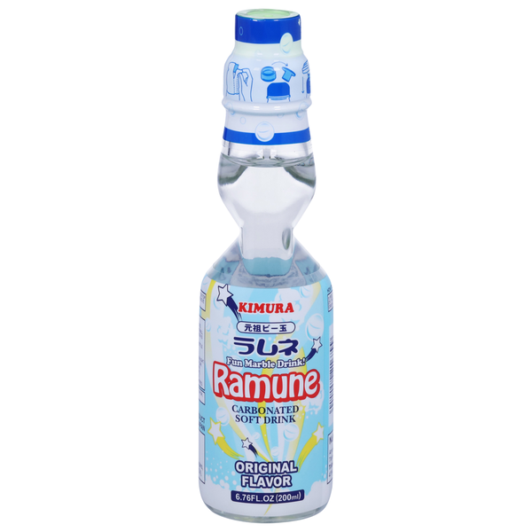 Kimura Soft Drink, Original Flavor, Carbonated, Ramune hero