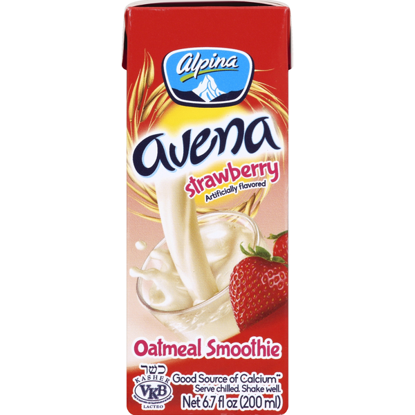 Juice & Nectars Alpina Oatmeal Smoothie, Oatmeal Strawberry hero