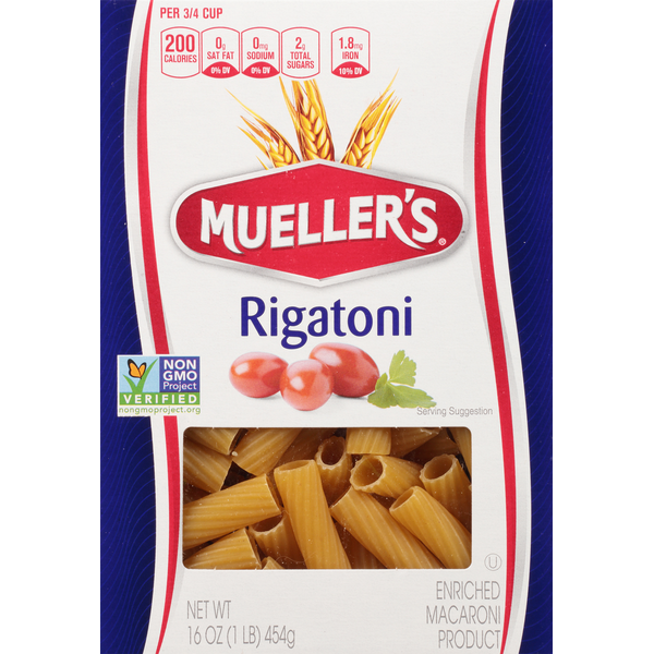 Dry Pasta Mueller's Rigatoni hero