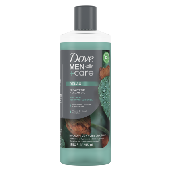 Body Lotions & Soap Dove Men+Care Body Wash Eucalyptus Cedar hero