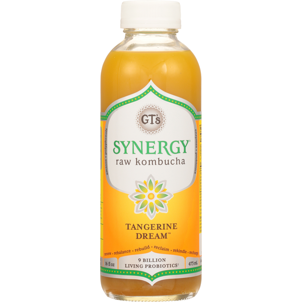 GT's Living Foods Kombucha, Tangerine Dream hero