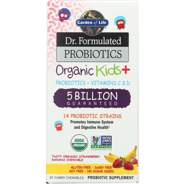 Dietary Supplements Garden of Life Dr. Form Prob Org Kid's Cooler Straw Ban hero