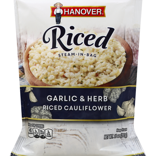 Prepared Meals Hanover Riced Cauliflower, Garlic & Herb hero