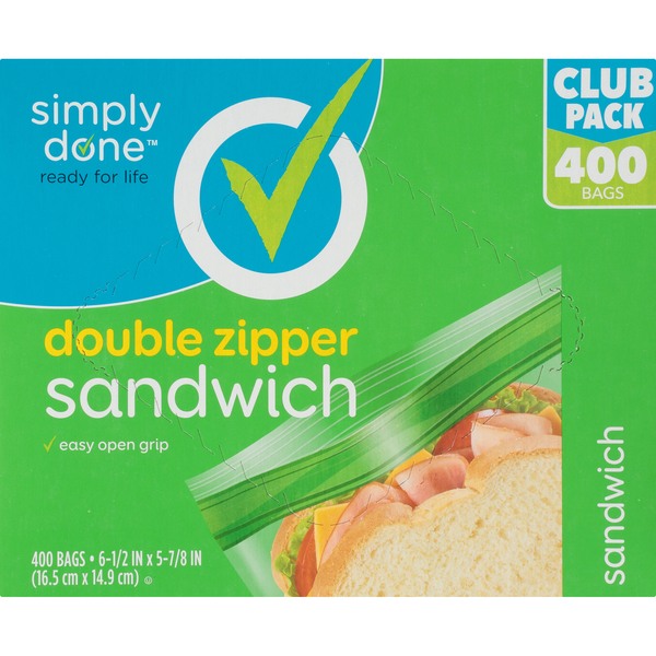 Food Storage Simply Done Zipper Sandwich Bags hero