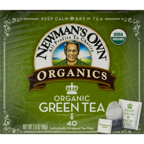 Tea Newman's Own Organic Green Tea Royal Tea hero