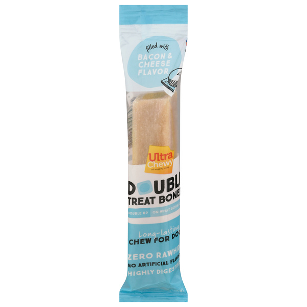 Paper Goods Ultra Chewy Bacon & Cheese Double Treat Dog Treats hero