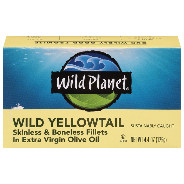 Canned Meat & Seafood Wild Planet Wild Yellowtail hero