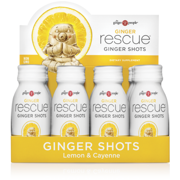 Dietary Supplements The Ginger People Ginger Rescue Ginger Shots - Lemon & Cayenne hero