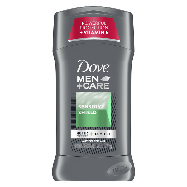 Deodorants Dove Men+Care Antiperspirant Deodorant Sensitive Shield hero