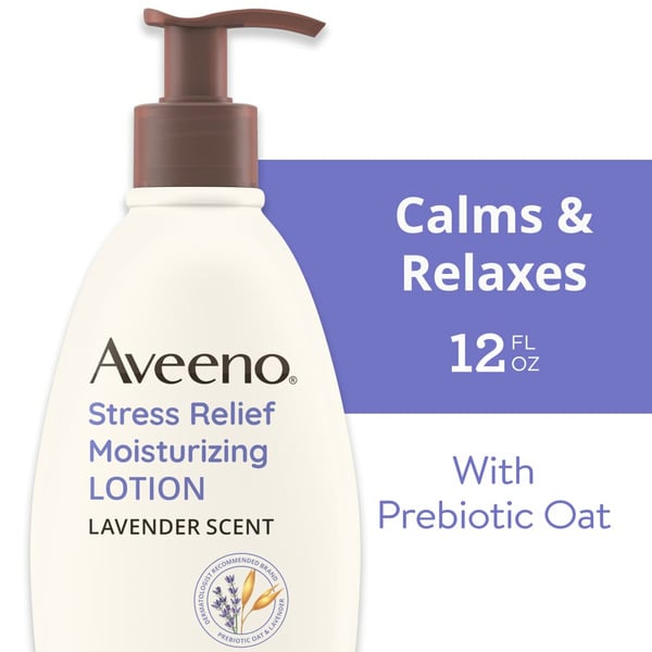 Hand Care Aveeno Stress Relief Moisturizing Lotion With Lavender Scent hero