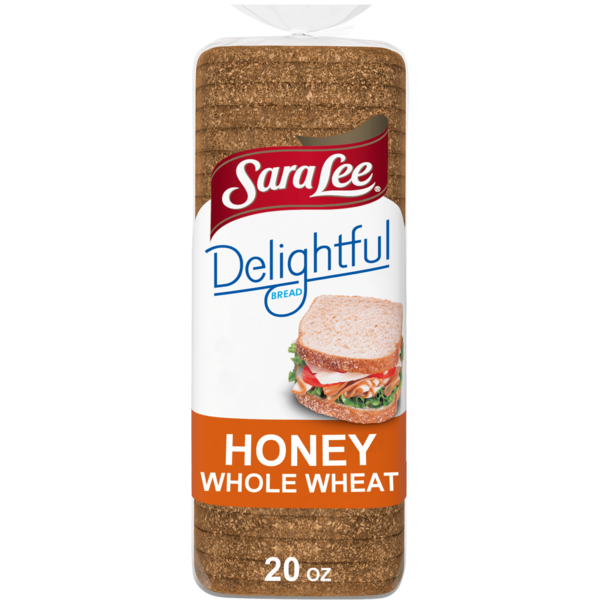 Bread Sara Lee Delightful, Honey Whole Wheat Bread hero