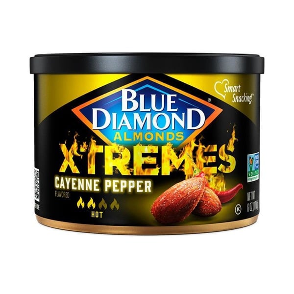 Nuts, Seeds & Dried Fruit Blue Diamond XTREMES Almonds, Cayenne Pepper hero