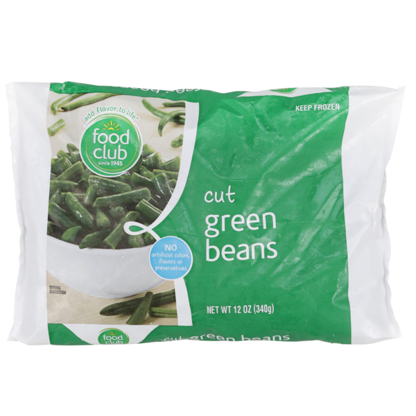 Frozen Vegan & Vegetarian Food Club Cut Green Beans hero