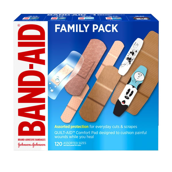 First Aid BAND-AID Adhesive Bandage Family Variety Pack, Assorted Sizes hero