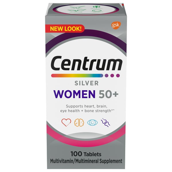 Vitamins & Supplements Centrum Multivitamin for Women 50 Plus hero