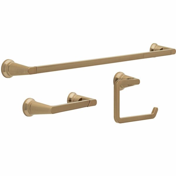 New Delta towel ring and toilet paper sold holders