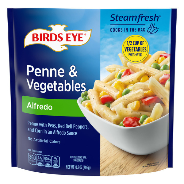 Frozen Meals Birds Eye Steamfresh Alfredo Penne & Vegetables Frozen Side hero