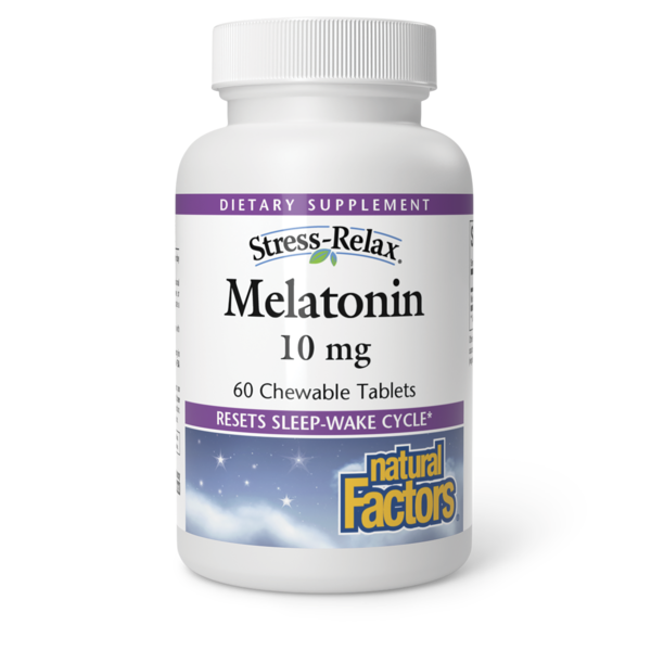 Sleep & Stress Aids Natural Factors Melatonin hero