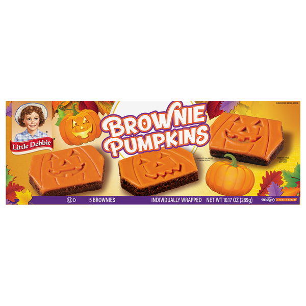 Candy & Chocolate Little Debbie Brownie Pumpkins hero