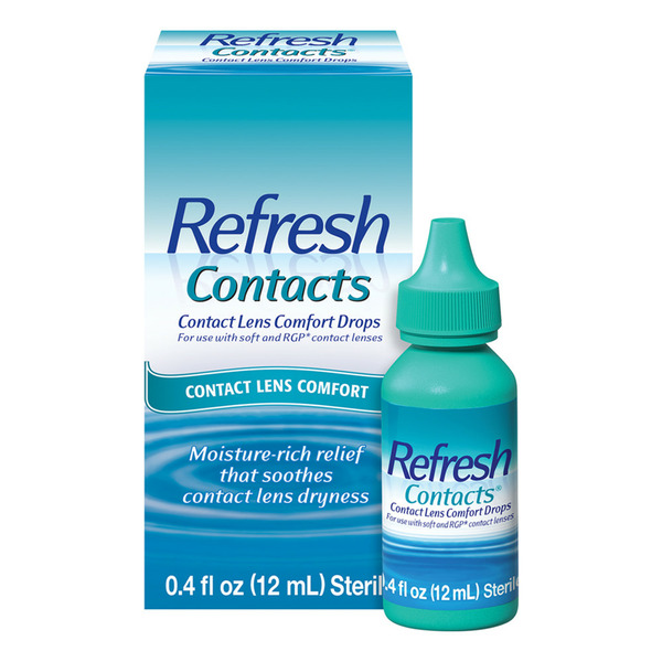 Eye & Ear Care Refresh Contacts Contact Lens Comfort Drops For Use With Contact Lenses hero