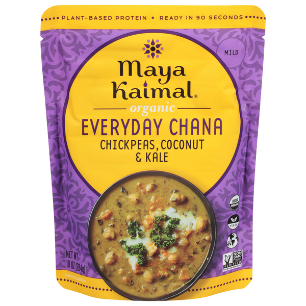 Grains, Rice & Dried Goods Maya Kaimal Everyday Chana, Organic, Chickpeas, Coconut & Kale, Mild hero