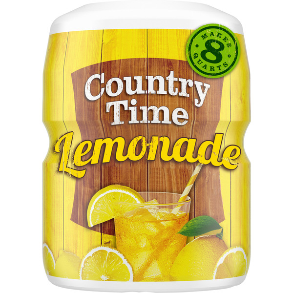 Beverages Country Time Lemonade Naturally Flavored Powdered Drink Mix hero