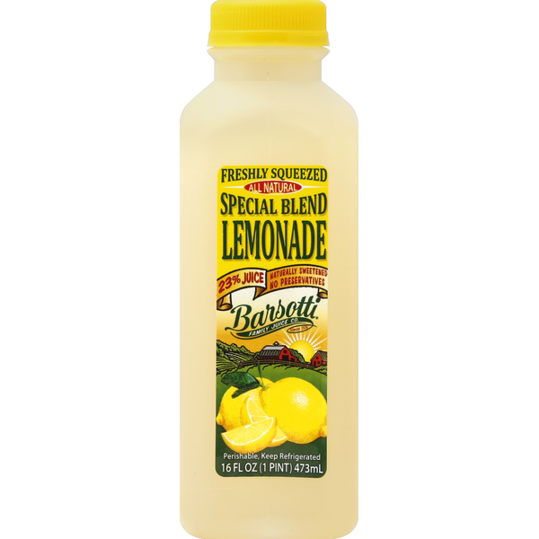 Refrigerated Barsotti Lemonade, Special Blend hero