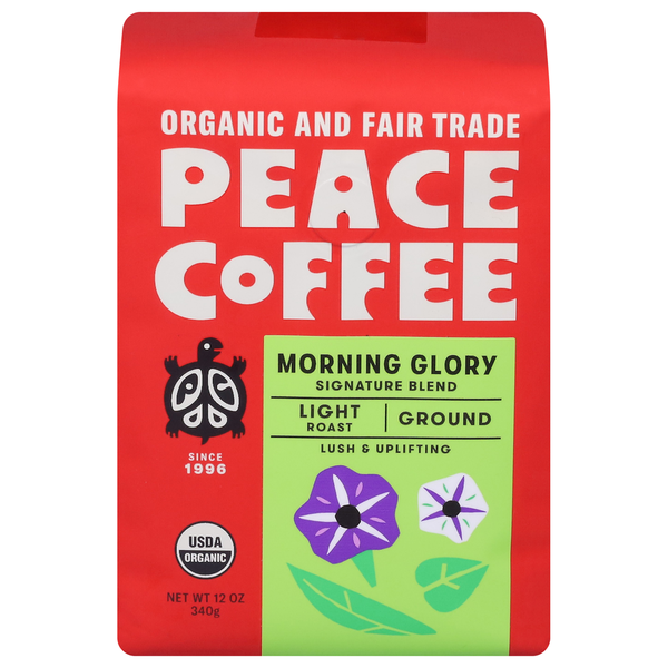 Coffee Peace Coffee Coffee, Ground, Light Roast, Morning Glory hero