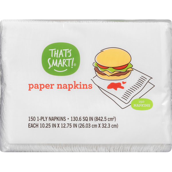 Paper Goods That's Smart! Paper Napkins, 1-Ply hero