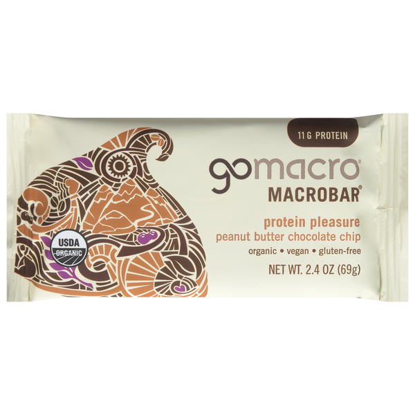 Energy & Granola Bars GoMacro Macrobar, Peanut Butter Chocolate Chip hero