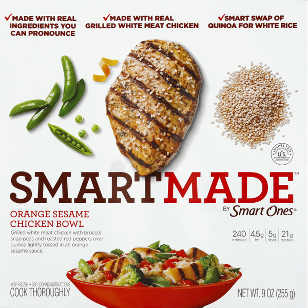 Frozen Meals SmartMade Orange Sesame Chicken Bowl hero