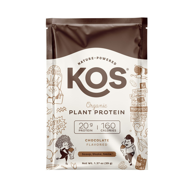 Protein & Meal Replacements KOS, Inc. Organic, Plant-Protein, Chocolate, Vegan hero