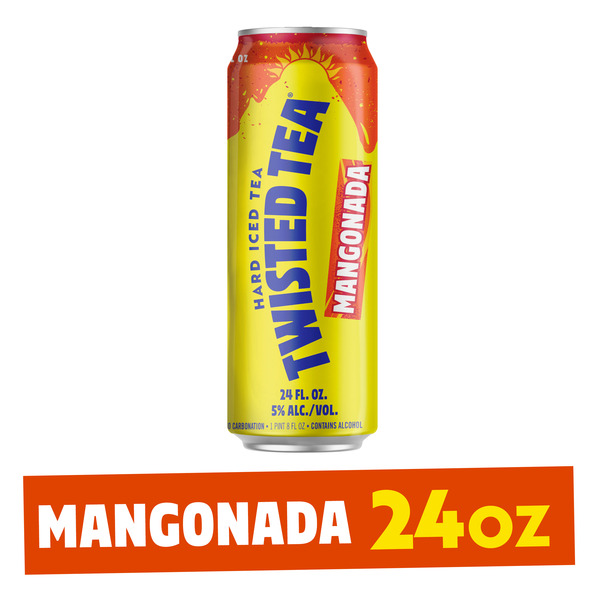 Beers & Coolers Twisted Tea Mangonada, Hard Iced Tea hero