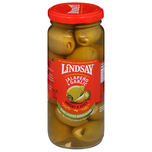 Lindsay Olives, Queen, Hand-Stuffed, Jalapeno & Garlic hero