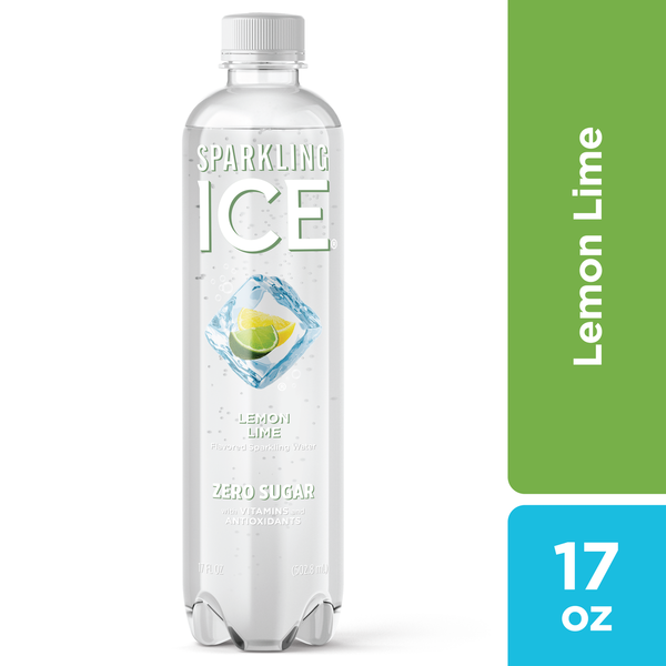 Water, Seltzer & Sparkling Water Sparkling Ice® Lemon Lime Sparkling Water, Zero Sugar hero