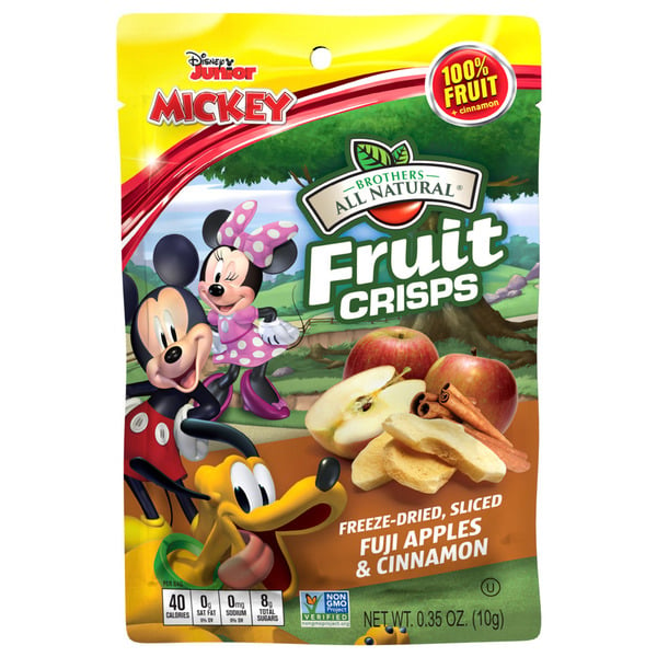 Fruit & Vegetable Snacks Brothers All Natural Disney Freeze-Dried Apple Cinnamon Fruit Crisps hero