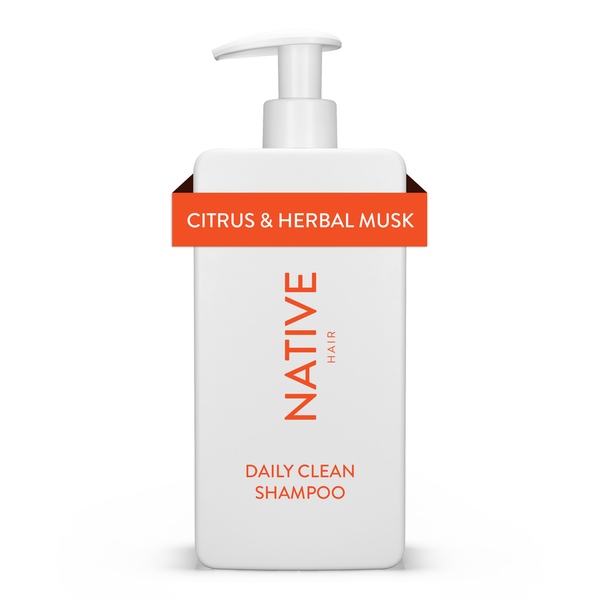 Hair Care Native Daily Clean Shampoo, Citrus & Herbal Musk, Sulfate Free, for Men and Women hero