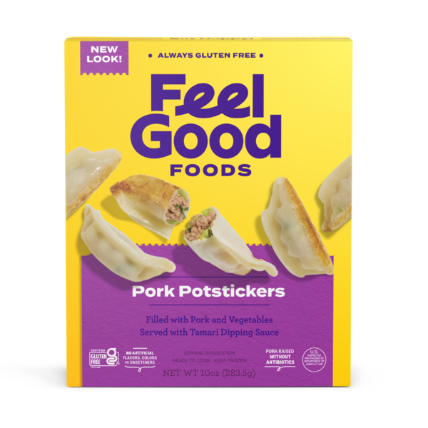 Frozen Appetizers & Sides Feel Good Foods Gluten-Free Pork Potsticker Dumplings hero