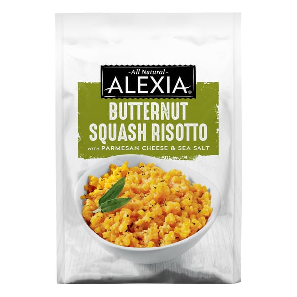 Frozen Meals Alexia Butternut Squash Risotto with Parmesan Cheese and Sea Salt, Frozen Side hero