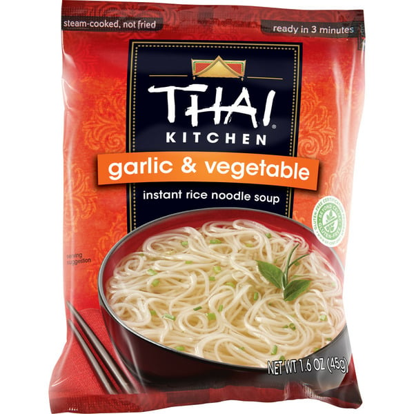 Instant Foods Thai Kitchen Gluten Free Garlic & Vegetable Instant Rice Noodle Soup hero