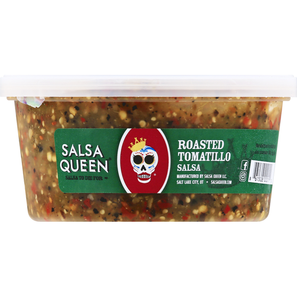 Prepared Soups & Salads Salsa Queen Salsa, Roasted Tomatillo, Medium hero