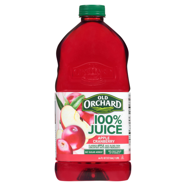 Juice & Nectars Old Orchard 100% Juice, Apple Cranberry hero