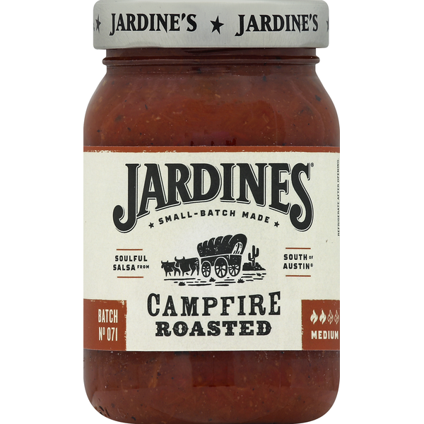 Preserved Dips & Spreads Jardines Salsa, Campfire Roasted hero