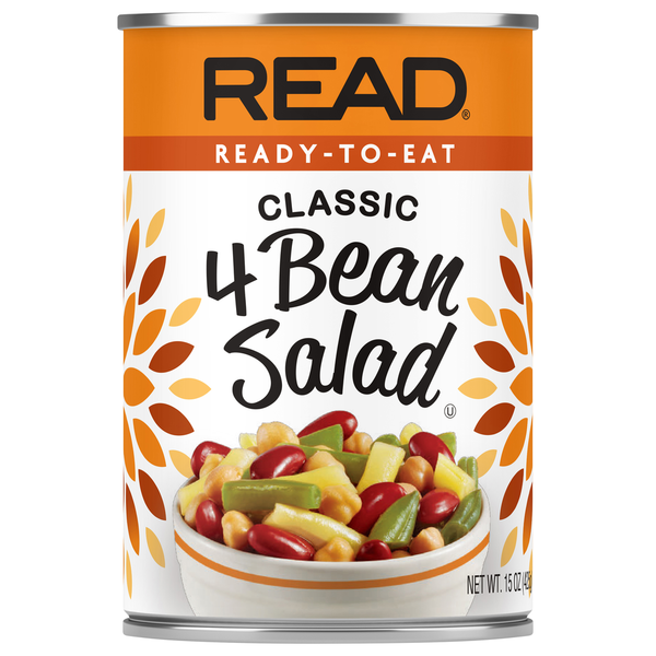 Canned Meals & Beans READ Salads 4 Bean Salad, Classic hero