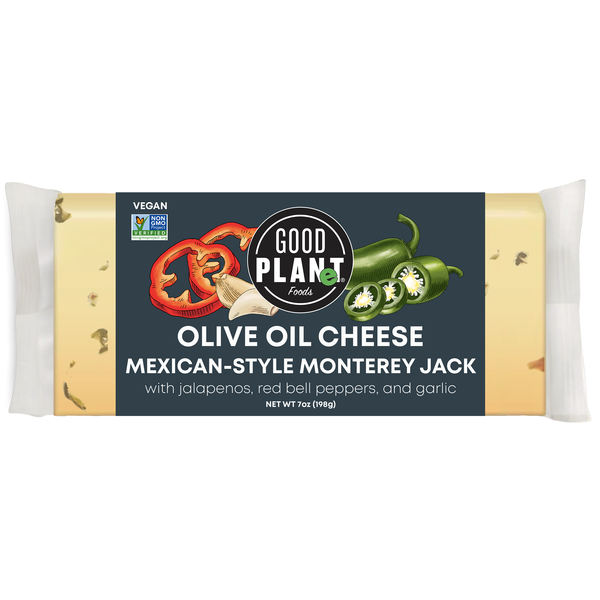 GOOD PLANeT Foods Olive Oil Mexican-Style Monterey Jack Cheese hero