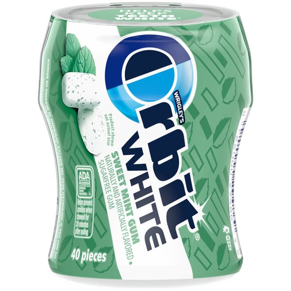 Orbit Sweet Mint Sugar Free Chewing Gum Bottle hero