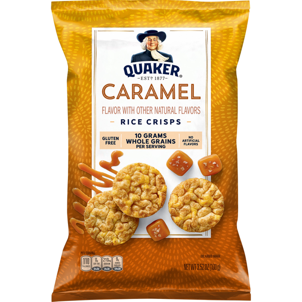 Quaker Rice Crisps Caramel hero