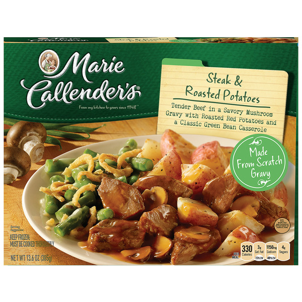 Frozen Meals Marie Callender's Steak & Roasted Potatoes, Frozen Meal hero