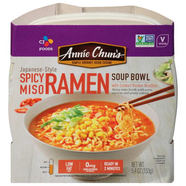 Annie Chun's Spicy Miso Ramen Soup Bowl hero