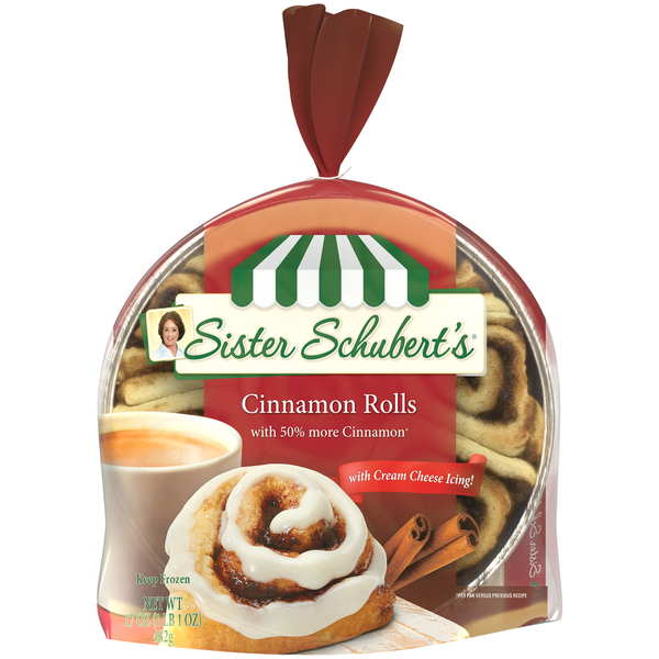 Buns & Rolls Sister Schubert's Cinnamon Rolls hero